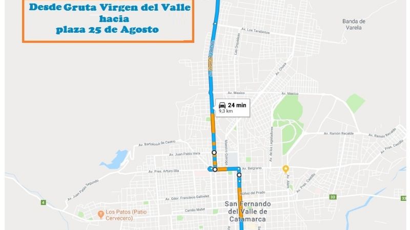 Sábado y domingo habrá línea de transporte exclusiva a la Gruta