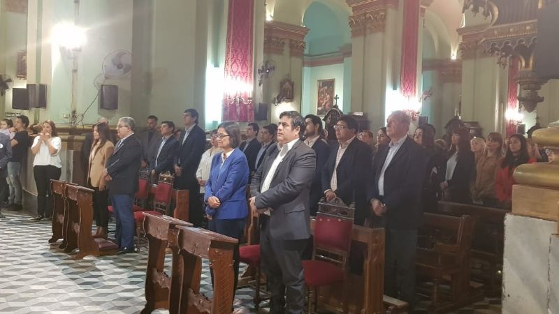 La gobernadora e intendentes rindieron homenaje a la Virgen del Valle