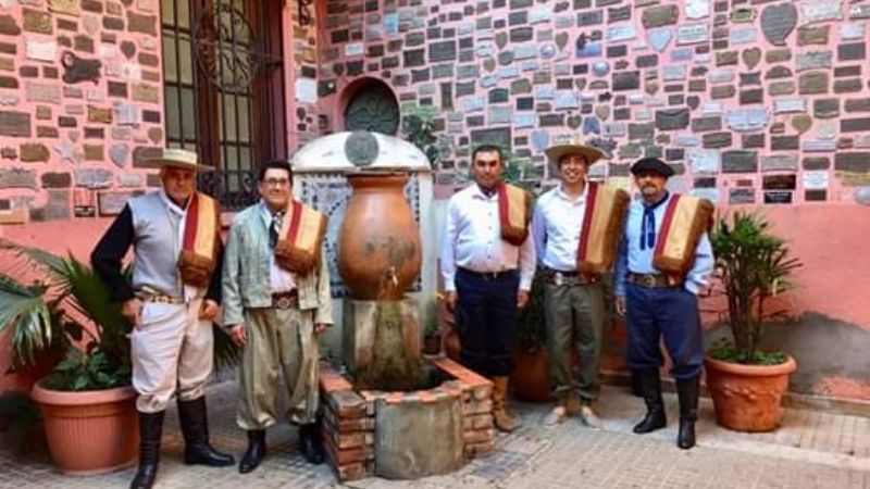 Agrupación gaucha de Tintigasta custodiaron a la Virgen del Valle