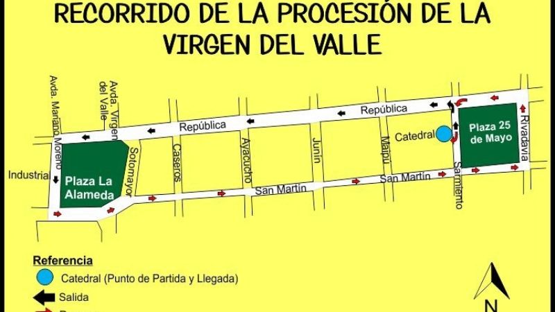 Con la Solemne Procesión, culminarán las festividades marianas