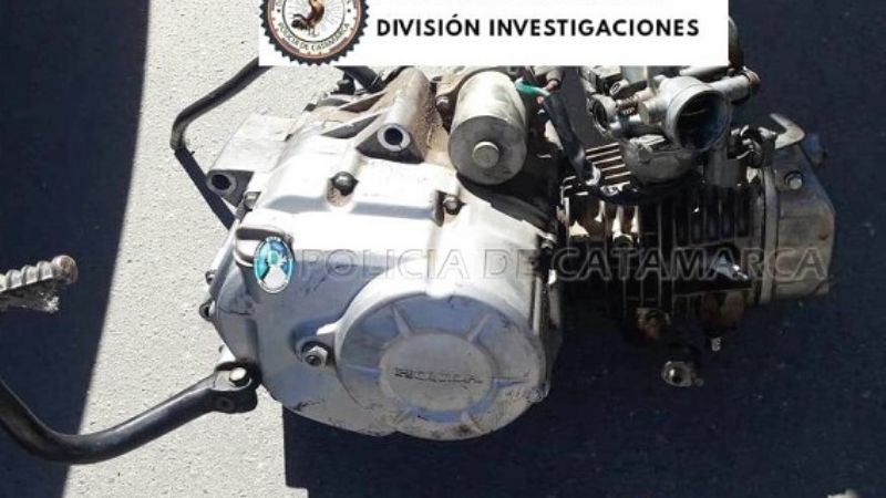 Fueron por una moto robada y encontraron motopartes