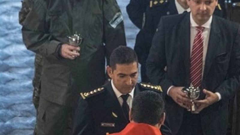 La Policía de la Provincia rindió homenaje a la Virgen