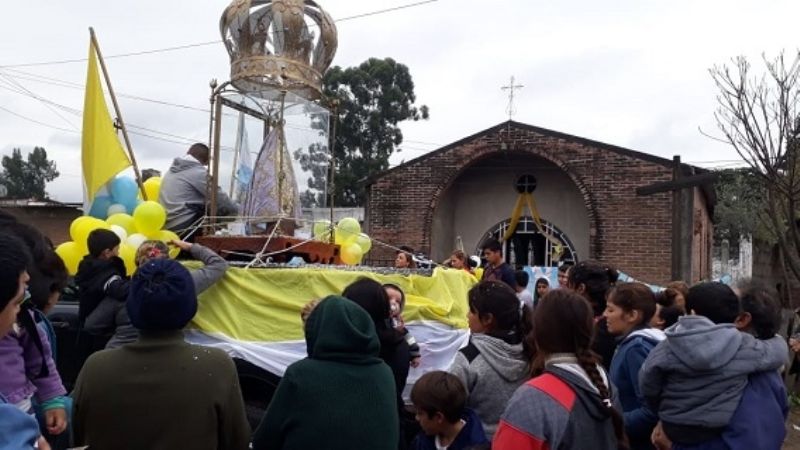 La Virgen visita la parroquia que la tiene como Vice Patrona en Tucumán
