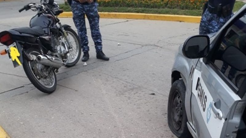 Chocó e intentó darse a la fuga