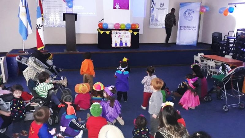 El Jardín maternal concluyó una semana con mucha diversión