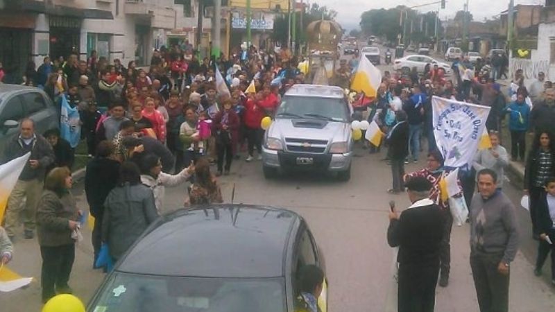 La Virgen del Valle visita la zona  de El Colmenar en Tucumán