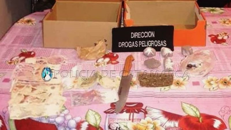 Detienen a un dealer y secuestran más de un kilo de marihuana