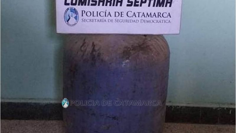 Recuperan una garrafa de gas sustraída