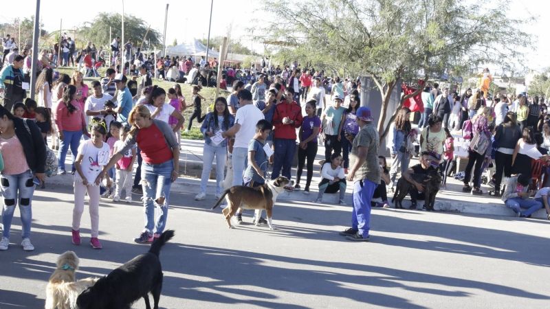Los santamarianos disfrutan a pleno de la Plaza de las Americas