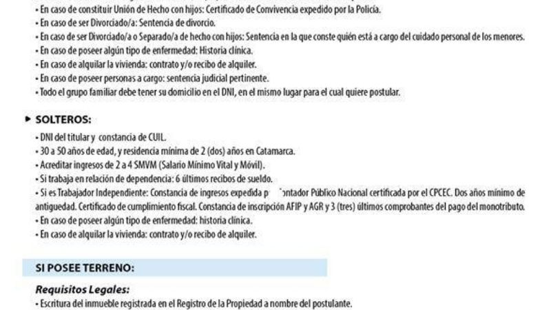 Corpacci puso en marcha el programa “Mi Hogar”