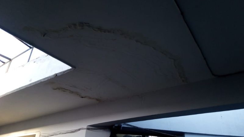 Deplorable estado del edificio de las Fiscalías