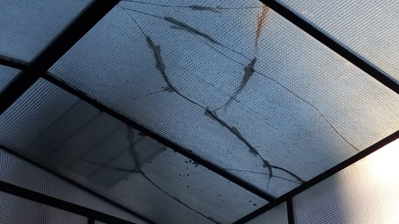 Deplorable estado del edificio de las Fiscalías