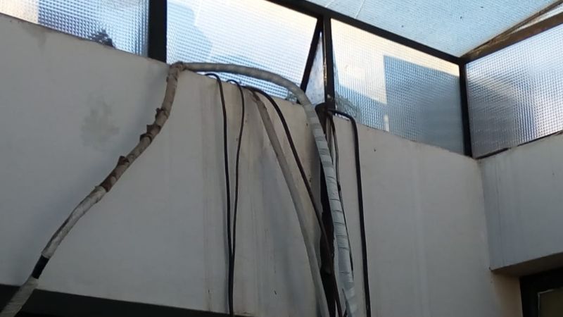 Deplorable estado del edificio de las Fiscalías