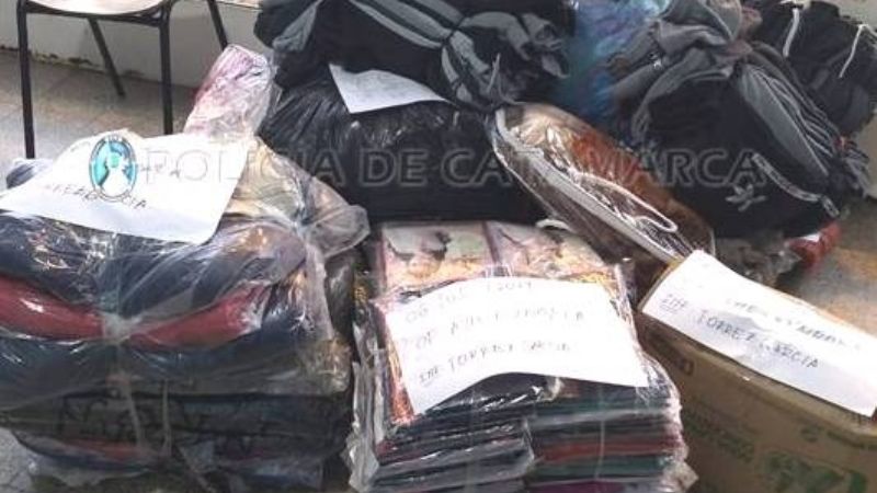 Secuestran mercadería ilegal valuada en 80 mil pesos