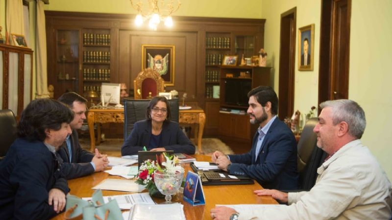 Corpacci recibió a nuevo funcionario