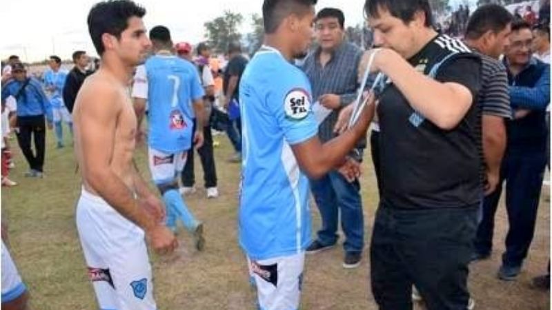 Felicitaron a los jugadores de Juventud Unida de Tinogasta