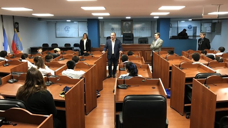 Alumnos de la Escuela N°428 visitaron el Senado