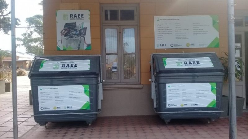 Campaña de recepción de residuos eléctricos y electrónicos