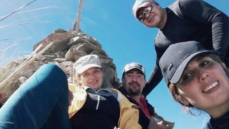 Senderistas en la montaña, lograron regresar