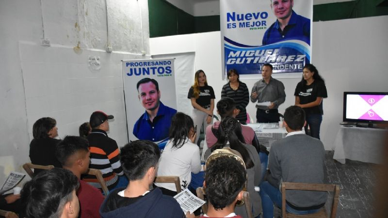 Propuesta “bomba” de Gutiérrez para jóvenes de Andalgalá