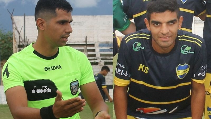 El referí Silcán Jerez denunció  penalmente al jugador Molina