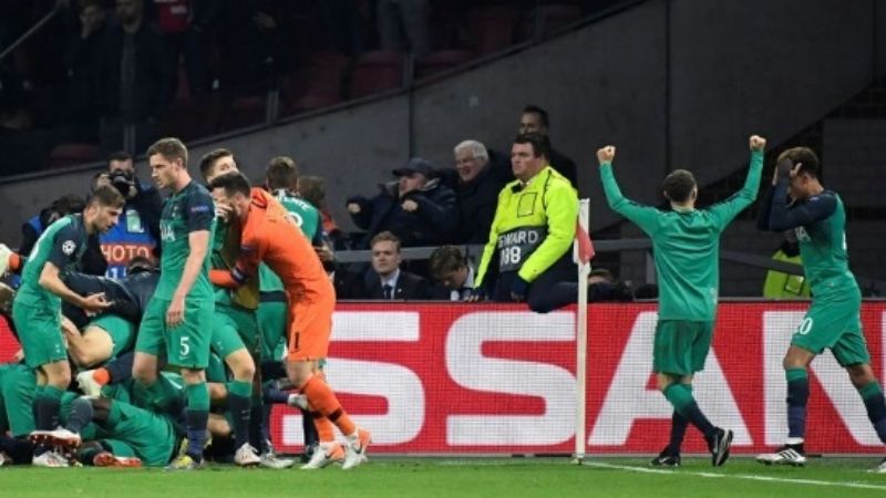 El Tottenham dio vuelta el partido ante el Ajax sobre el final y es finalista de la Champions