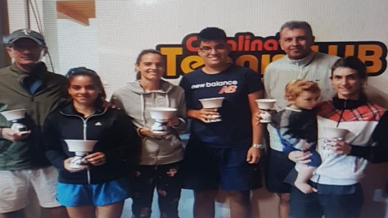 Se largó el “Circuito Provincial de Tenis” con los primeros campeones