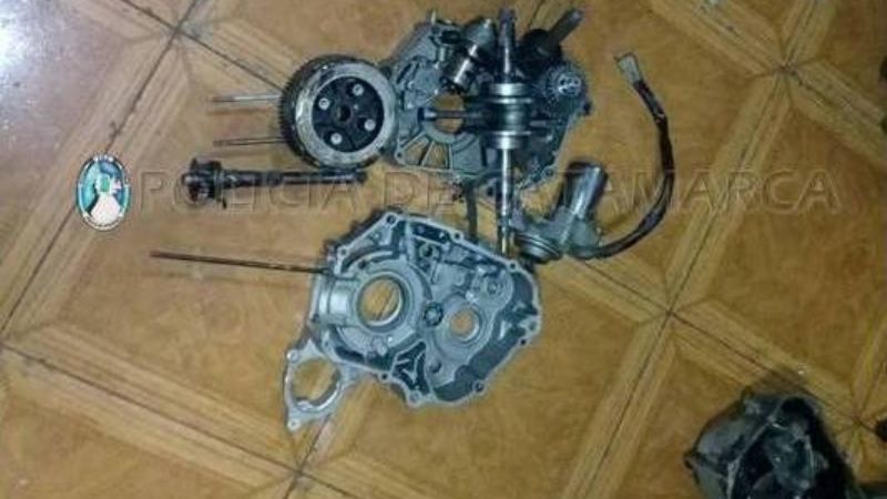 Secuestran motores en talleres mecánicos de Valle Viejo