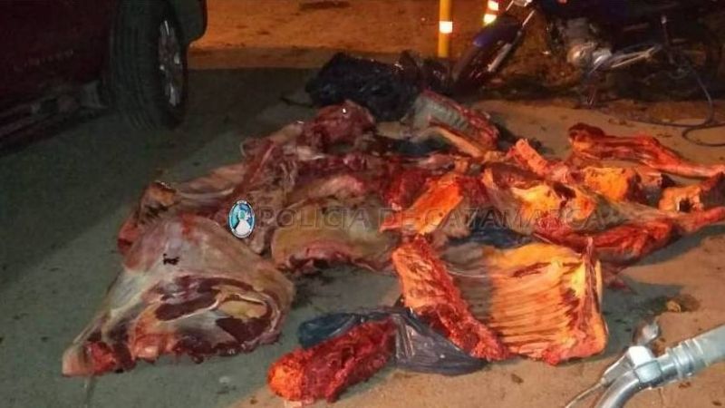 Secuestran 300 kilos de carne vacuna en Capayán