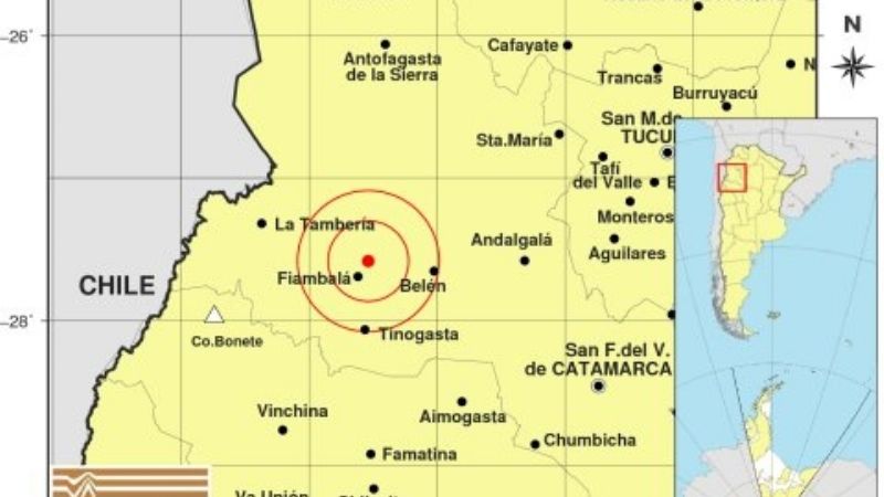 Mayo se despidió con un temblor