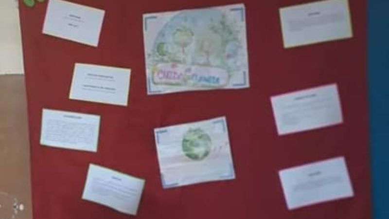 Muestra de Feria de Ciencia y Tecnología en Mutquín