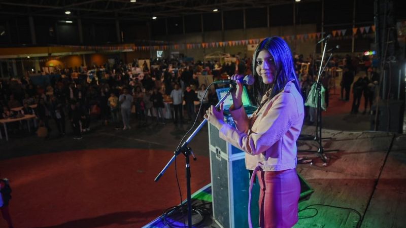 Gimnasia, muestra textil y Magui Leiva en el Portal del Emprendedor