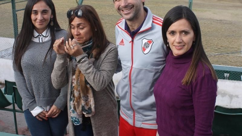 Equipo femenino de River de pretemporada en Catamarca