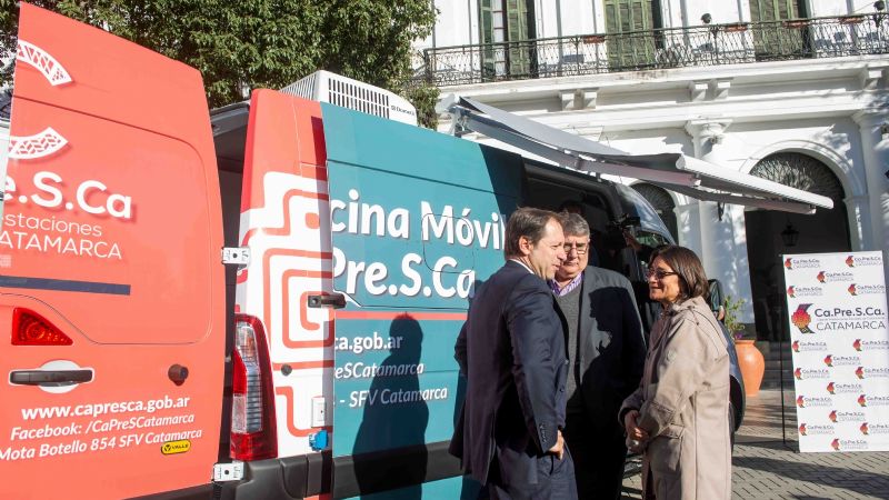 Capresca presentó su unidad móvil itinerante