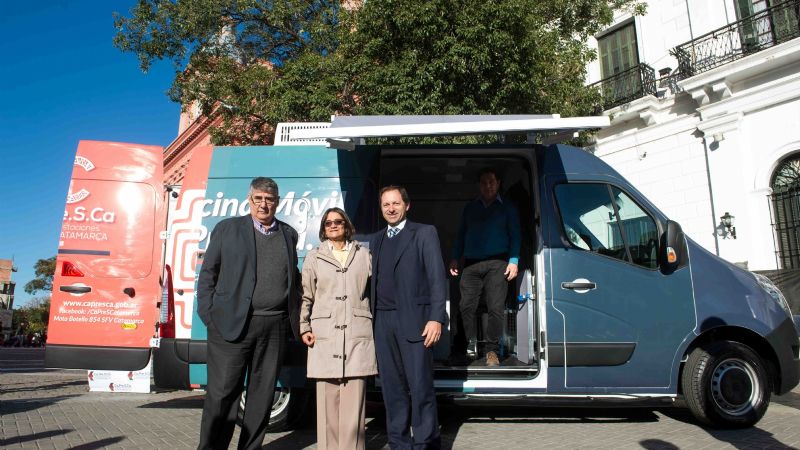 Capresca presentó su unidad móvil itinerante