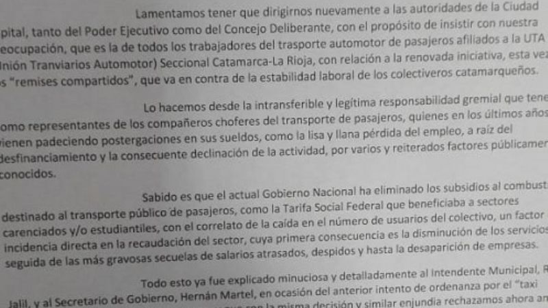 “No es no…”, ya sean los taxis o los remises “compartidos”