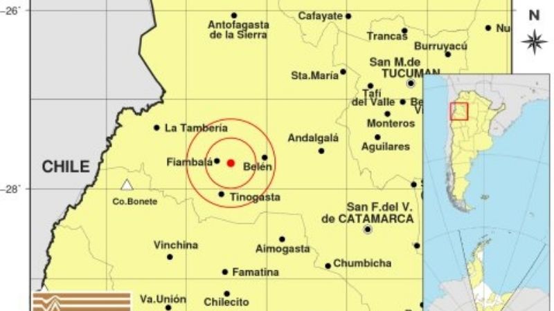 Tarde movida cerca de Fiambalá