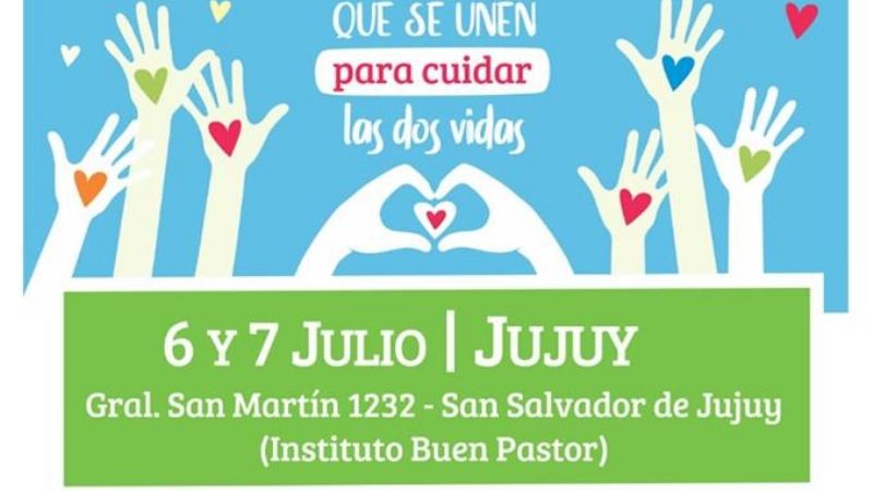 Grávida ofrece capacitación para voluntarios del Servicio a la Vida