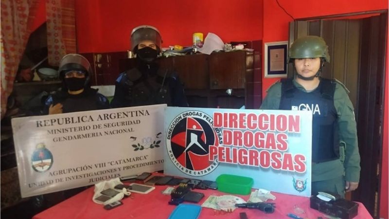 Más detalles del operativo que terminó con una banda de narcotraficantes