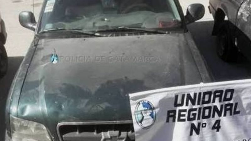 Detienen a 5 personas con más de 100 kilos de rodocrosita en Andalgalá