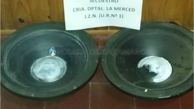 Recuperan dos parlantes robados y aprehenden a un joven en La Merced