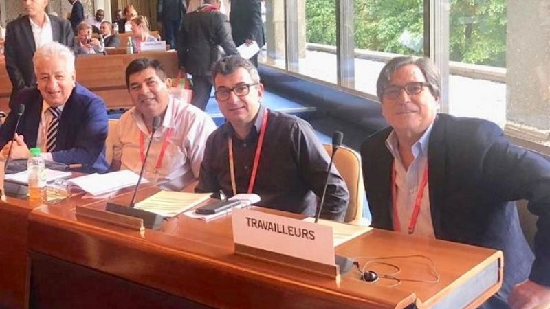 Brandán asiste al centenario de la OIT en Ginebra, Suiza