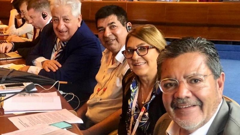 Brandán asiste al centenario de la OIT en Ginebra, Suiza