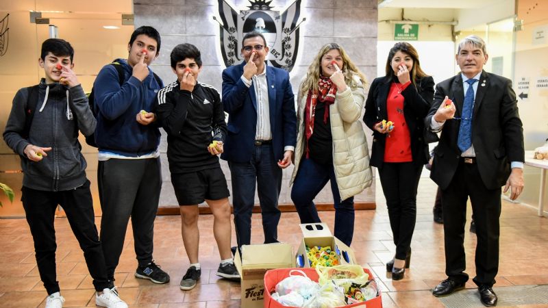 Aporte de tapitas de la campaña solidaria “Fundación Garrahan”