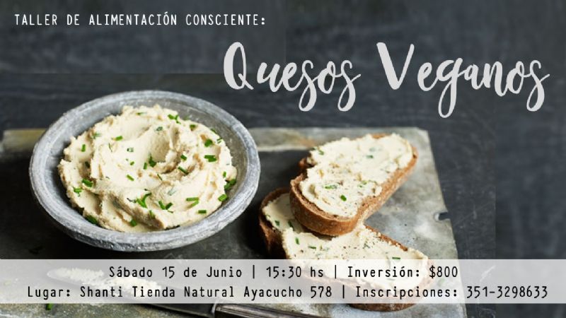 Taller para elaborar quesos veganos