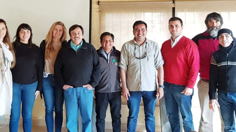 Visita del comité nacional de reserva de biósfera a la de Laguna Blanca