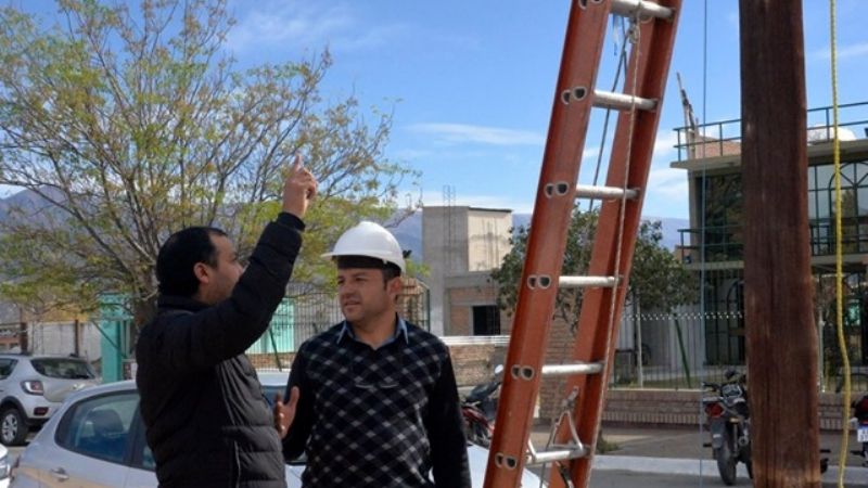 Instalan cámaras de seguridad en Santa María