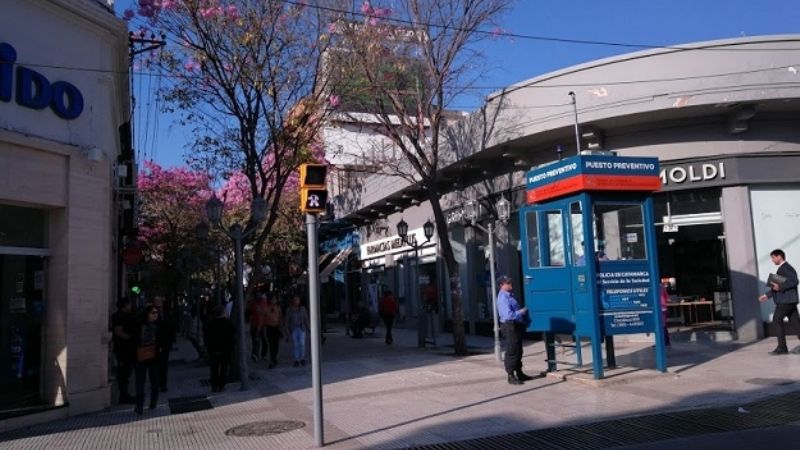 Le robaron el celular en plena Peatonal