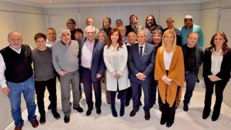 Los candidatos kirchneristas almorzaron con gremialistas