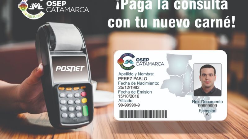 La próxima semana, afiliados de OSEP podrán pagar las órdenes con el carné